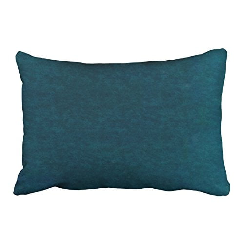 WinHome Decorative Dark Teal Blue And Aqua Throw Pillow Throw Pillow Cover Cushion Case With