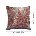 thumbnail image 3 of Luoshdecor Christmas Pillow Cover 18x18 in, Christmas Gift, Pink White Throw Pillow Covers,Christmas Decorations for Home Sofa, Bed, 3 of 6