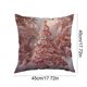 thumbnail image 3 of Fundas de Almohada Navideñas Decorativas de 45X45 Cm | Tela Suave con Cremallera Oculta | Decoración Festiva para El Hogar - Material Afelpado - Color D - 1 Funda de Almohada, 3 of 6
