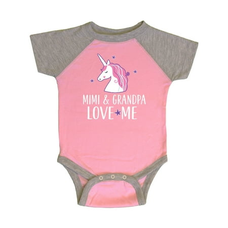 

Inktastic Mimi and Grandpa Love Me Unicorn Gift Baby Girl Bodysuit