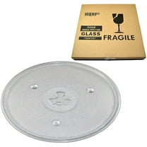 HQRP Replacement Microwave Turntable Tray, 10-1/2 inch Glass, Compatible with Hamilton Beach Models