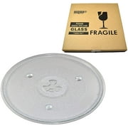 HQRP Replacement Microwave Turntable Tray, 10-1/2 inch Glass, Compatible with Hamilton Beach Models