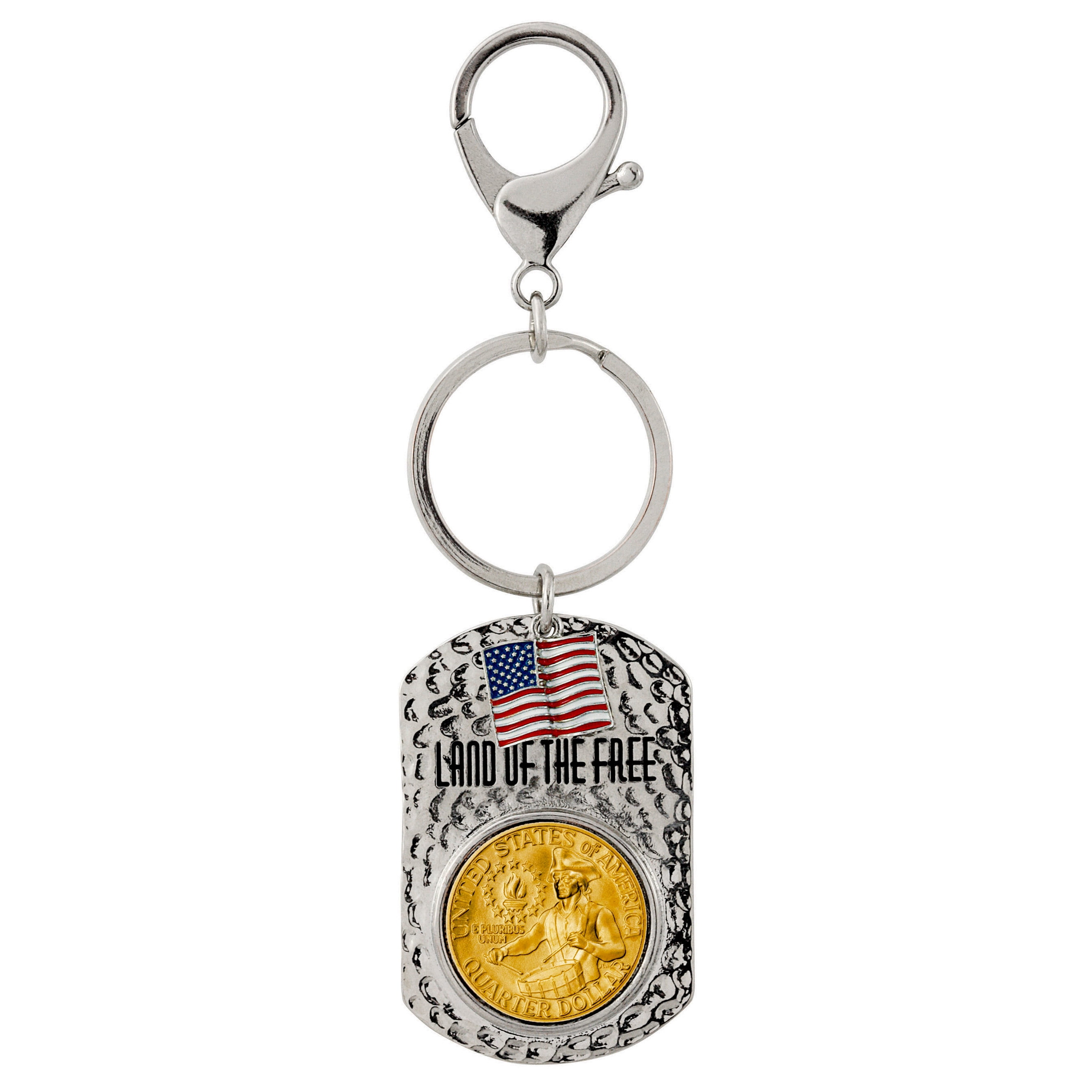 【正規販売店】 the of Land Keychain Free Bicentennial Genuine | Quarter バッグ・財布