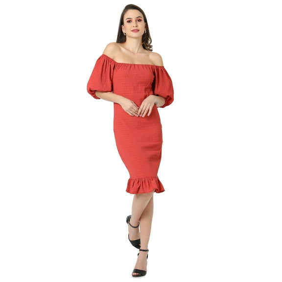 Women Off-Shoulder Casual Dress