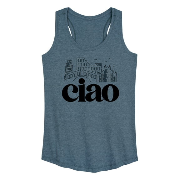 Instant Message - Ciao - Women's Racerback Tank Top