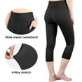 thumbnail image 7 of BIG ELEPHANT 3-Pack High Waist Yoga Pants for Girls - Athletic Workout Capri Leggings with Side Pockets, Perfect for Running, Dance, and Fitness, Sizes S-XXL, 7 of 7