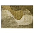 thumbnail image 2 of Addison Rugs Chantille Indoor/Outdoor Transitional Art Deco Brown Washable Rectangle Rug, 1'8" x 2'6", 2 of 6