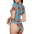 thumbnail image 2 of Balery Cartoon Watermelon Body de cuello redondo de manga corta para mujer Tops de manga corta Tops básicos-XX-Large, 2 of 7