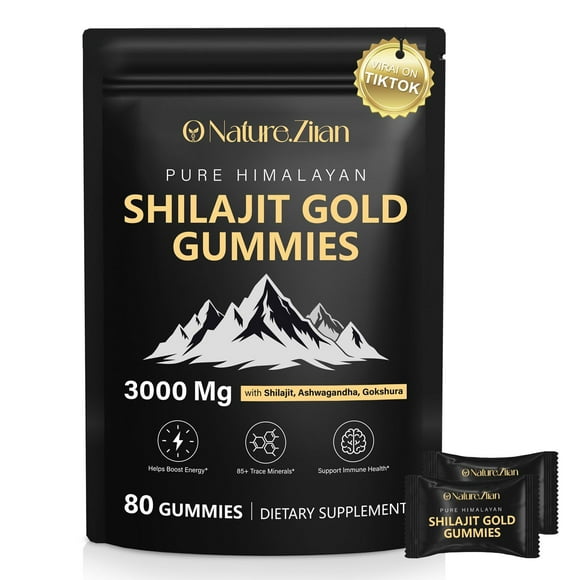 Gomitas Shilajit DE LA NATURALEZA. 80 gomitas ZIRAN Pure Himalayan