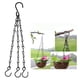 thumbnail image 3 of Cateissary Colgador colgante multiusos: fácil instalación, gran capacidad de carga, maceta duradera para colgar Jardín y Patio negro uno, 3 of 6