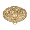 thumbnail image 2 of B&P Lamp® Fine, Die Cast Brass Canopy, 5 1/2" Dia., Unfinished Brass, 2 of 2