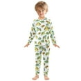 thumbnail image 3 of joogoo Cute Turtles 2 Piece Long Sleeve Tee and Pants Cotton Pajama Set 8Y, 3 of 7