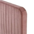thumbnail image 5 of Tufted Platform Bed Frame, Twin Size, Velvet, Pink, Modern Contemporary Urban Design, Bedroom Master Guest Suite, 5 of 8