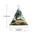 thumbnail image 3 of Balery Lake Forest Dinosaur A Pattern Santa Hat Christmas Hat Funny Christmas Hat Christmas Knitted Beanie Hat For Kids, 3 of 6