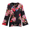 thumbnail image 3 of De Campana Cuello V Mujer para proteger Estampado Floral Regalos Personalizados SG, 3 of 9