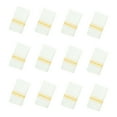 thumbnail image 4 of Arkwright Bistro Napkins (12 Pack), Soft Spun Polyester, 18x22 in., Restaurant Quality, White with Gold French Stripes, 4 of 5