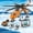 273PCS 2 Minifigures, variant on Suitable for urban series polar lifting helicopter building blocks Arctic airplane boy assembling toys Christmas gifts