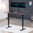 thumbnail image 2 of VIVO Electric 63" x 32" Stand Up Desk, Dark Walnut Table Top, Black Frame, 2 of 2