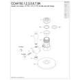 thumbnail image 3 of Kingston Brass CC44153K 1/2" FIP x 1/2" or 7/16" Slip Joint Quarter-Turn Straight Shut-Off Valve with Flange, Antique Brass, 3 of 4