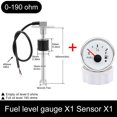 thumbnail image 1 of 0-190ohm Fuel Level Gauge Meter Fuel Level Sensor Fuel Gauge 52MM for Boat Car, 1 of 4