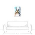 thumbnail image 3 of Creative Products Sketch Girl Paris Street 20x30 Canvas Wall Art, 3 of 5