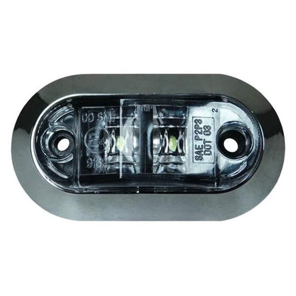 T-H Marine Supplies LED-39034-DP LED Accent Light with Chrome Bezel, Blue