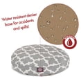 thumbnail image 4 of Majestic Pet | Trellis Round Pet Bed For Dogs, Removable Cover, Gray, Small, 4 of 5