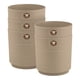 thumbnail image 1 of Set 5 Macetas Amalfi Redondas D20.2cm Con Rejilla Interna (Taupe), 1 of 4