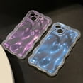 thumbnail image 5 of Transparent Bubbles Shape Curly capa for iPhone 13 14 12 Pro Max 11 12ProMax 15 Plus Case Glitter Shockproof Bumper Cover Soft, 5 of 5