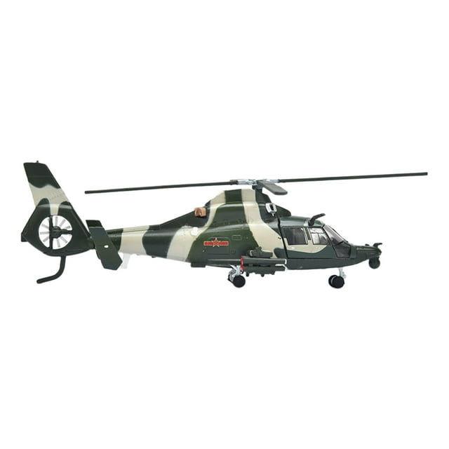 Esquirla Modèle d'Hélicoptère 1:100 Z-9 Cadeau Modèle Rétro pour Meuble TV Étagère Bar