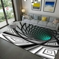 thumbnail image 3 of 3D Optical Illusion Rug Colorful Vortex Trippy Realistic Area Rugs for Living Room Bedroom Floor Mats Carpet Living Room Sofa Carpet, 3 of 5