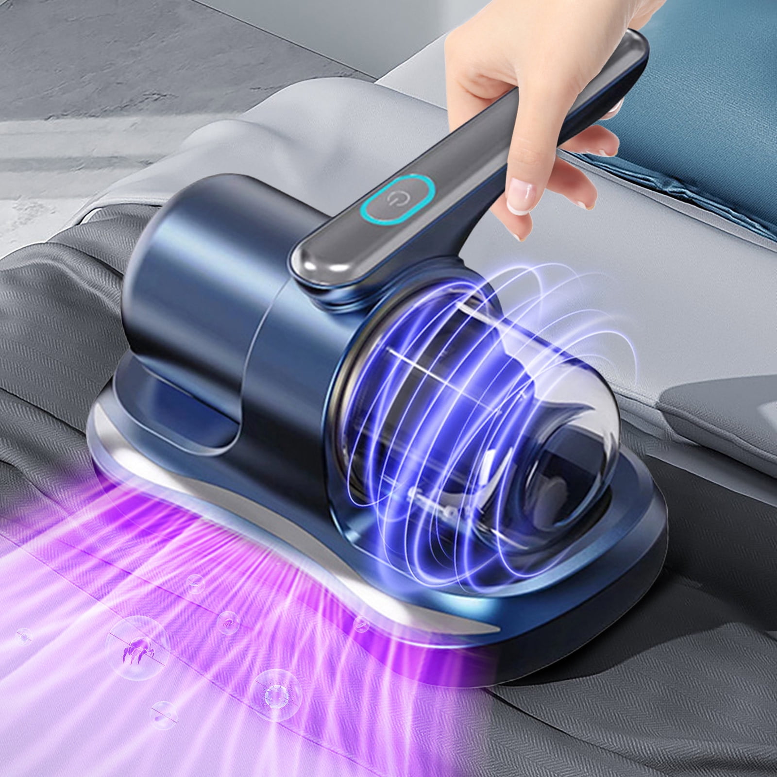 PWPSG High-Suction Wireless Bed Bug Vacuum Cleaner - Powerful Deep Cleaning for Home with 8000PA Suction, USB Type-C Charging Multi-color