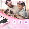 thumbnail image 4 of YTKUS Kids Smart Phone for Girl Kids Toys Cell Phone with 2.8" Touchscreen 16 Learning Games Dual Camera Music Player, 32G SD Card Christmas Birthday Gifts,Pink, 4 of 8