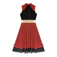 thumbnail image 5 of Disfraz de adoración litúrgica dividida para mujer, Túnica de baile con etiqueta lírica de Ballet, vestido de baile de alabanza contemporánea, Ropa de baile, 5 of 5