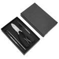 thumbnail image 1 of Qiilu Waterproof Nail File 4pcs Nail Trimming Tool Portable Stainless Steel Nail File, 1 of 8