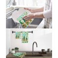 thumbnail image 5 of Happy St. Patrick's Day Kitchen Dish Towels for Drying Dishes Set of 3, Green Gnomes Lucky Leaves Clovers Waffle Weave Microfiber Hand Tea Bathroom Towels Quick Dry & Absorbent Towel 15.7x23.6, 5 of 7