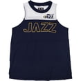 thumbnail image 1 of G-III Sports Camiseta sin mangas Utah Jazz para mujer, azul, mediana, 1 of 2