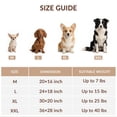 thumbnail image 2 of Exclusivo Mezcla Small Cuddler Couch Pet Bed with Sides, 20"x16" Ribbed Plush Corduroy Dog Bed with Non-Slip Bottom and Washable Cover, Ivory, 2 of 6