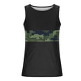 thumbnail image 4 of QATAINLAV Men's Workout Tank Tops Casual Cotton Soft Sleeveless Gym Muscle Shirts Fashion Camo Printed Tees Shirt Lightening Sales Black 4XL, 4 of 5
