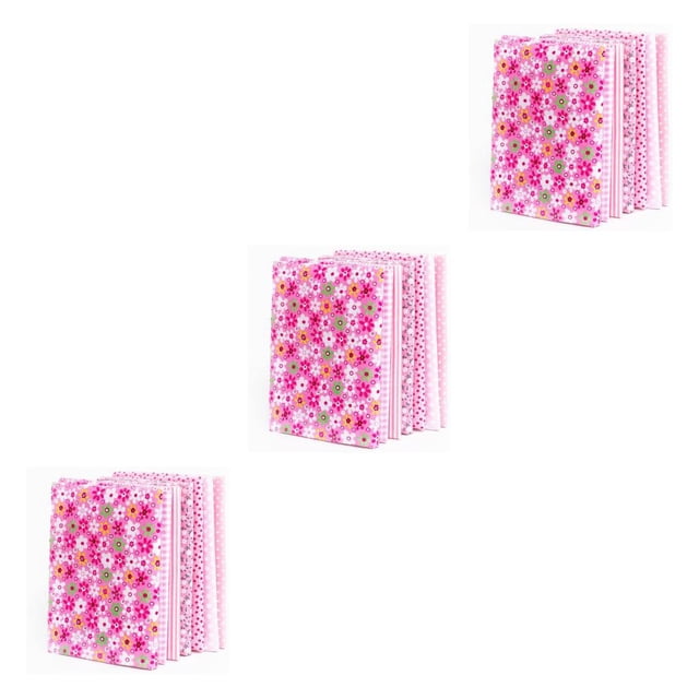Juego de 7 Uds. de edredón Yuarrent de algodón Rosa 3 piezas