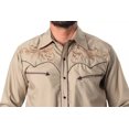 thumbnail image 2 of Camisa Vaquera Bordada Nevada, Gran Herradura, 2 of 5