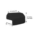 thumbnail image 6 of Covers & all Built-in Outdoor Grill Cover, Durable Heavy Duty 18 Oz Waterproof Cover Tuff Material with Air Pocket & Elastic for Snug Fit (32" W x 26" D x 24" H inches, Black), 6 of 10