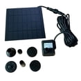 thumbnail image 1 of Solar Powered Water Fountain Pool Pond Water Sprinkler Sprayer with Water Pump & 3 Spray Heads, 1 of 10