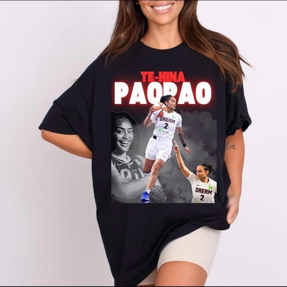 Te-Hina Paopao Graphic Basketball Tee - Unisex Cotton Tee, Basketball Fan Shirt