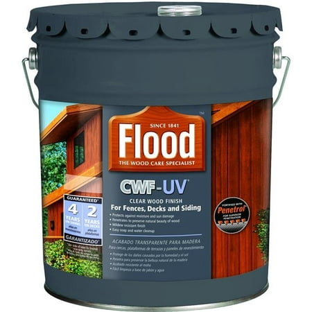 Flood CWF-UV Oil-Modified Fence Deck and Siding Clear Wood (Best Wood Deck Paint)