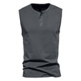 thumbnail image 3 of kpoplk Mens Tank Tops,Sleeveless Muscle T Shirts for Men's Fitness, Gym Tank Top for Men Dark Gray,3XL, 3 of 4
