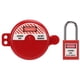 thumbnail image 4 of Bloqueo de la Válvula de Compuerta, Bloqueo de Bloqueo Seguro de la Válvula de Etiqueta Anti -Resistente Al Calor Pa Cromado Con Candado para la Espiga de Agua de Gas, 4 of 7
