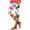 Multicolor, variant on Kvture Capris Leggings for Women High Waist Work Out Yoga Pants Tight Mid Length Seamless Legging Butt Lift Sports Wear Multicolor S