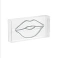 thumbnail image 6 of Lips 11.88" X 5.88" Contemporary Glam Acrylic Box USB Operated LED Neon Light, Pink, 6 of 7