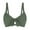 Green, variant on Staron Women's Bikini Swimsuit Push-Up Padded Sleeveless Solid Bathing Suit High Cut Slimming Beach Vacation Pool Party, Black S